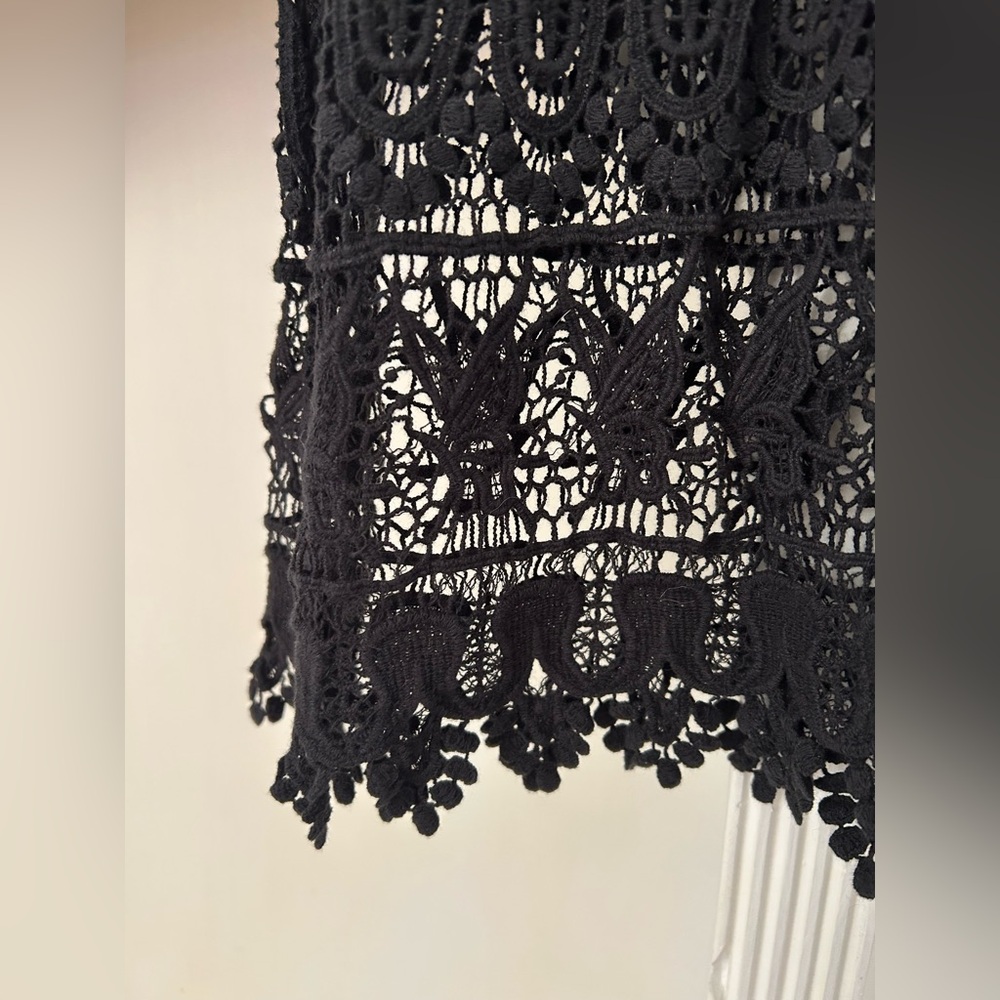 Forever 21 Black Butterfly and Floral Crochet Dress
Size: Small
NWT - Picture 4 of 12